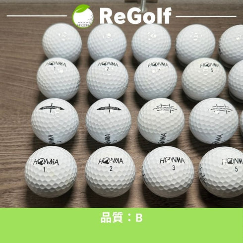 【中古】 ロストボール 本間ゴルフ ホンマ スピードモンスター ホワイト 年式混合 20球 Bランク ゴルフボール リゴルフ